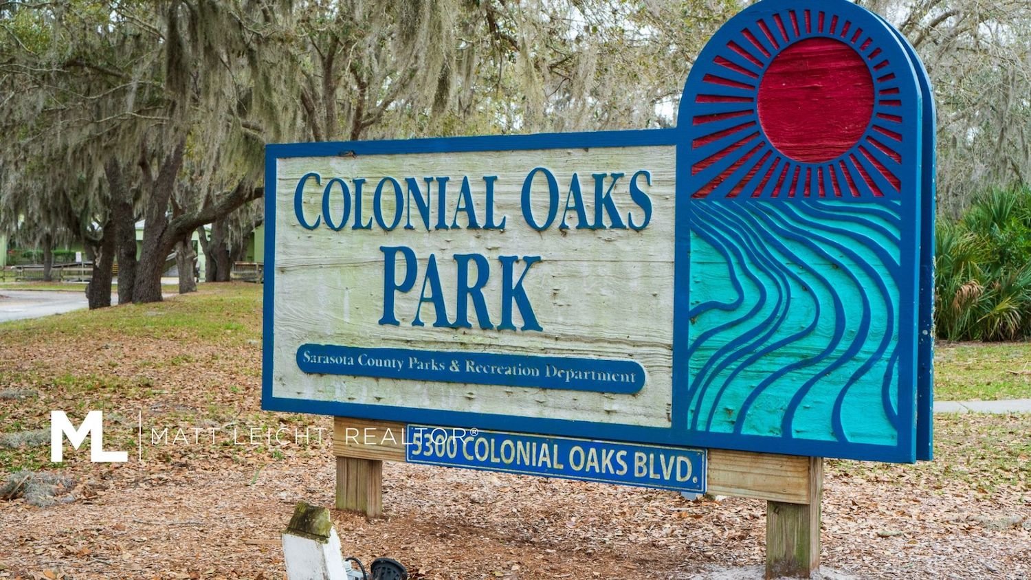 Colonial Oaks Park Sign